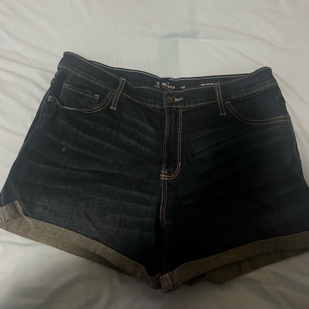 Hollister Dark Denim Jean Shorts